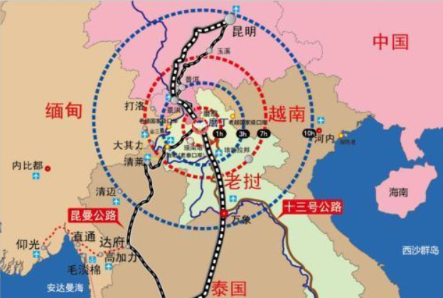 试水中国与东盟深化合作先行区 老挝磨丁经济特区现雏形