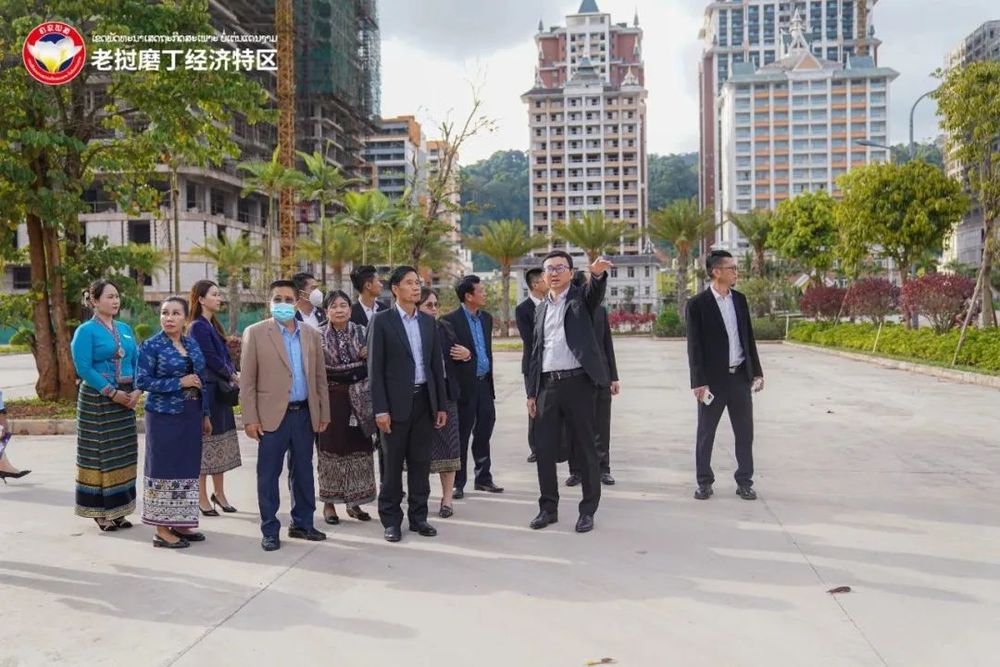 聚焦|老挝建国阵线中央主席辛拉冯·库派吞莅临老挝磨丁经济特区视察访问! - 海诚控股